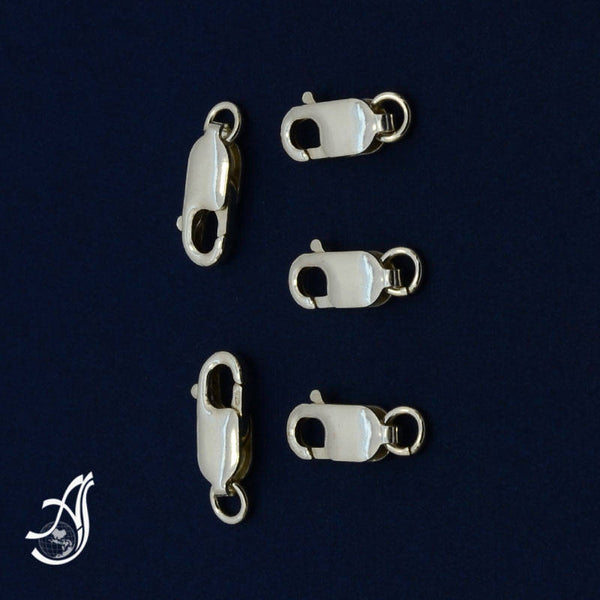 Sterling Silver 16.3 mm Lobster Clasp (Package of 5 pcs )