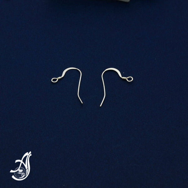 925 sterling silver Ear wire  with coil ( Pack of 10 Pcs )AYS-EW1