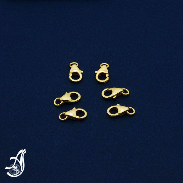 Gold Filled 10 mm Lobster Clasp Clasp (Package of 6 Pcs ) AYS-PCGF-2
