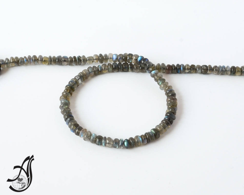 Labradorite Plain Roundale 6 mm appx  inch Length,Brillient rainbow shine, AAA quality.
