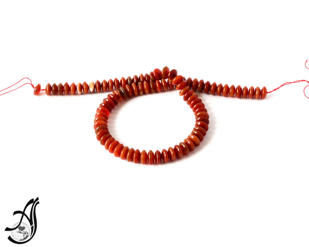 Carnelian Plain Button/Roundale 10mm 15 inch  strand,orange color,100% Natural ,The best Color, Creative.