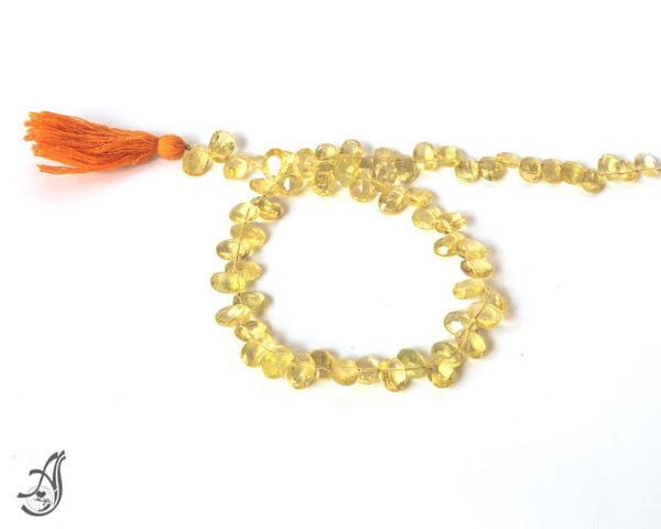 Citrine Oval Faceted 8x6 mm appx. side drill, 15 inch full strand,Yellow, Unique & creative., unusal