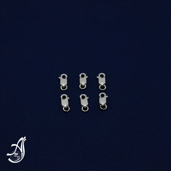 Sterling Silver 11.4mm Lobster Clasp (Package of 10 pcs )
