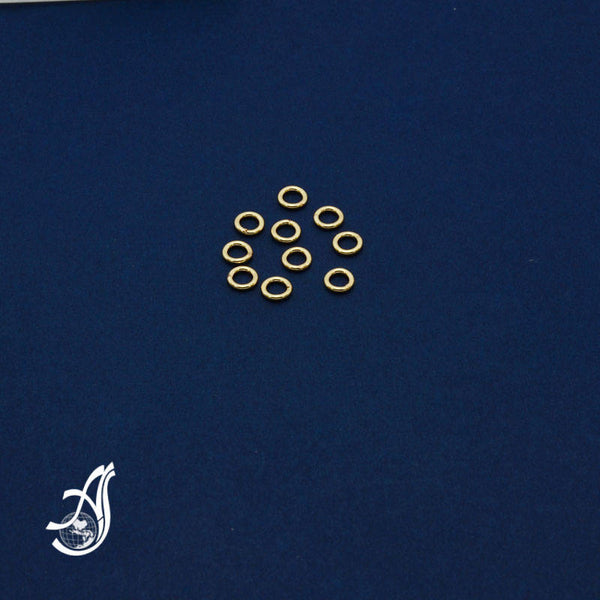 Gold filled Closed/ sooldered Jump Ring 5mm  ( package of 10 pcs )AYS-JRS40-5GF