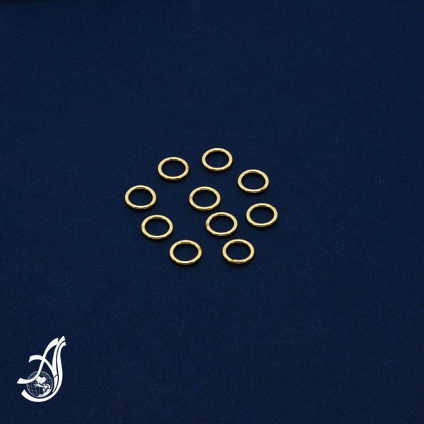 Gold filled CLOSED/ Soldered  Jump Ring 7 mm  ( package of 10 pcs )AYS-JRS40-7GF