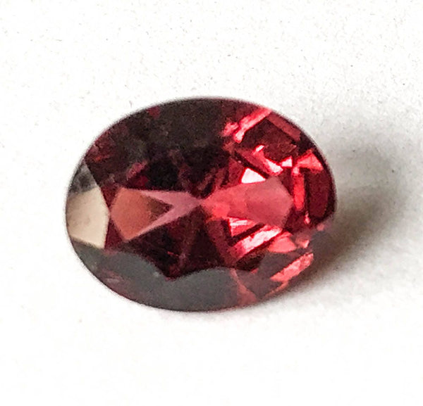 8X10MM Rhodolite Garnet, Faceted Red Garnet, Oval Shape Garnet For Ring, January Birthstone, Loose Gemstone, Garnet For Jewelry