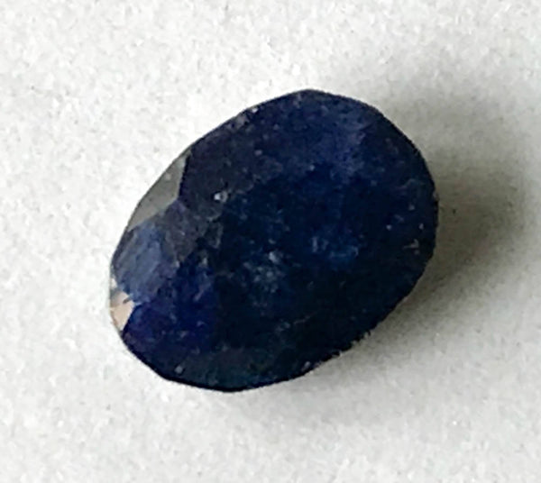 Blue Saphire Faceted Oval 6.45x8.62 mm appx. , Decent quality, 100% natural Australian origin