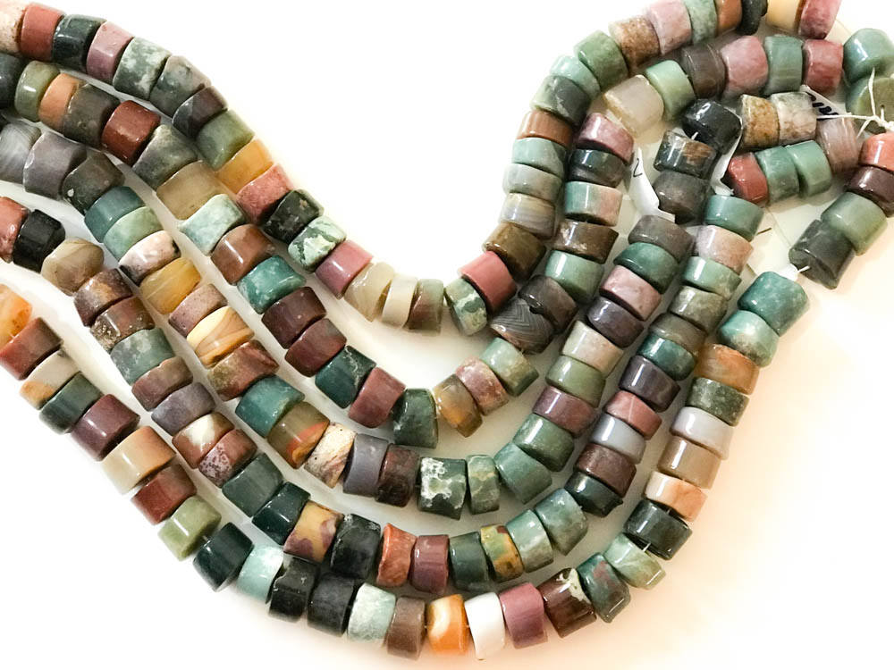 Jaspher Multi color Rondale 16 MM  appx. 100% Natural,Unusal, One of a Kind, Creative,Best Metaphysic properties.(# 963)
