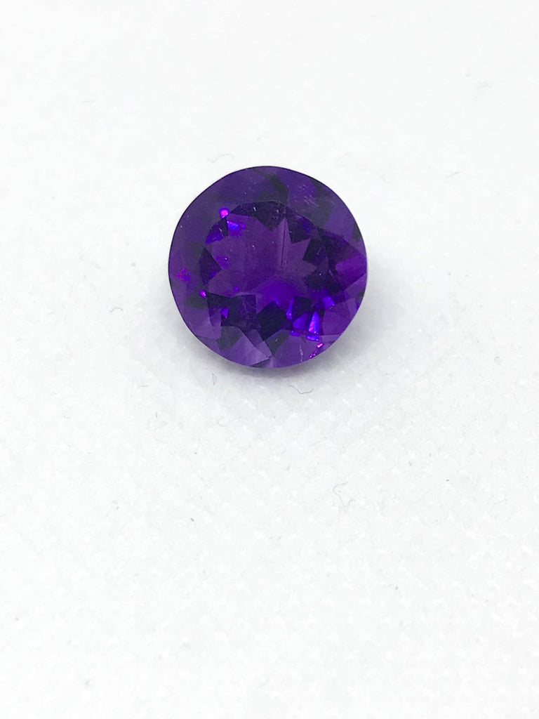 AAA Amethyst Round l Faceted 12 mm, Purple color 100% Natural,African irigin