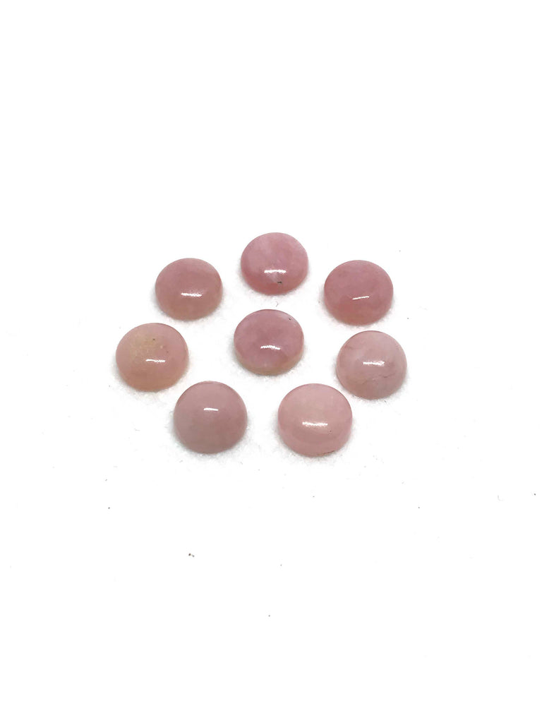 Pink Peruvian Opal Round 8 mm,Pack of 2 Pcs. Best Quality ,Pin,, very creative.  100% Natural  (CB-00178)