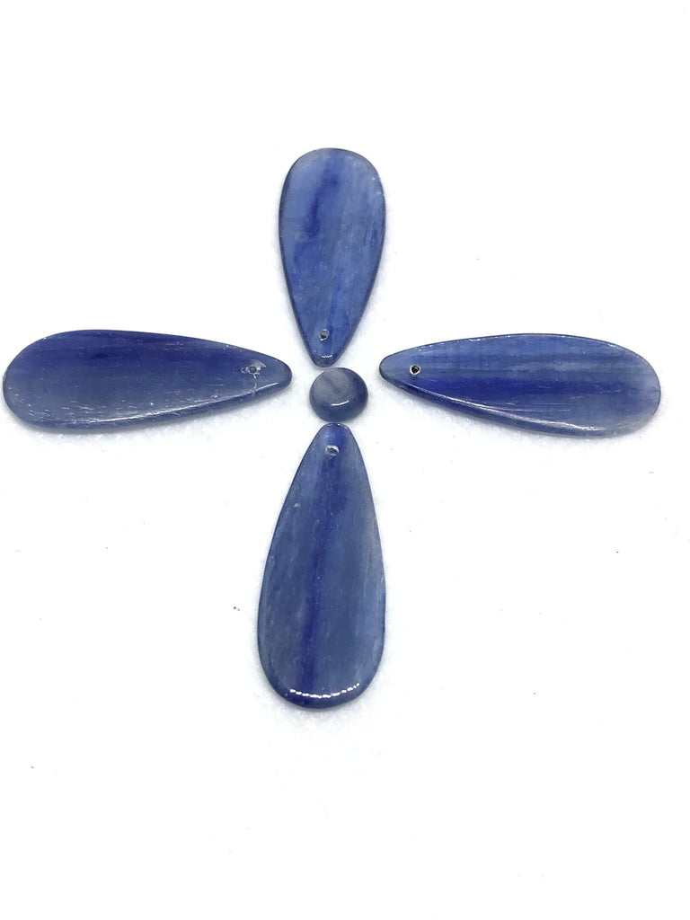 AAA Blue Kyanite Bead, 18X12mm Pear Shape Kyanite, Loose Kyanite For Jewelry Making, Beast Quality Gemstone Bead (CB-00186)