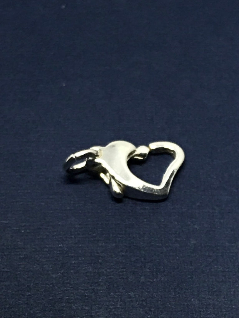 925 Sterling Silver Heart shape Lobster claw  Clasp (Package of 2 pc ) AYS-HC-1-R.VC.