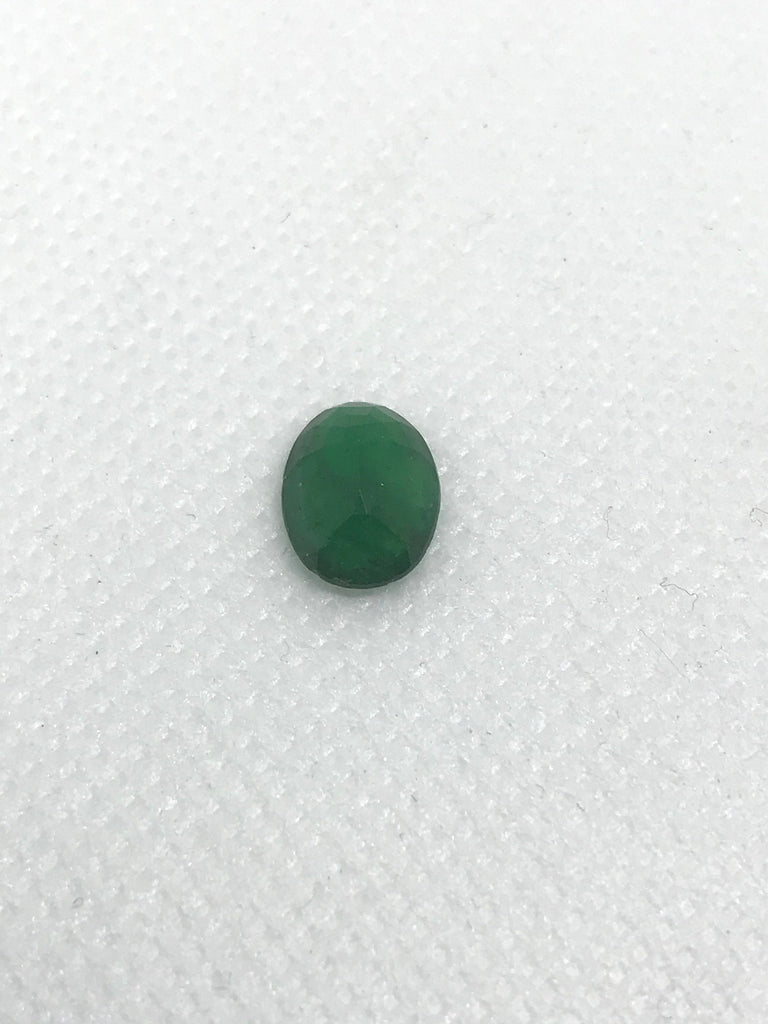 Emerald Faceted Oval 7.75x10  mm appx., Green color, Lively, 100% Natural, creative G-00082