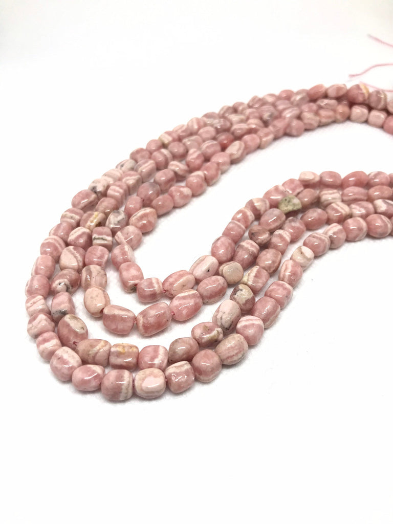Natural Rhodochrosite Tumble 5.5 mm appx. Nice quality,100% Natural ,Most creative patterns on it,(1150)