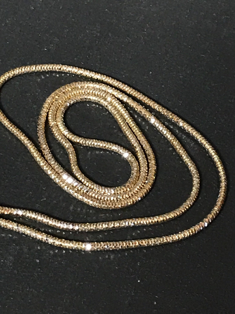 Sterling Silver 1.9 mm  Real Italian Snake chain with 2 tone Yellow & White , Various lengths (SCD-190-GW-16 to 20 " Best Bargain,Heavy