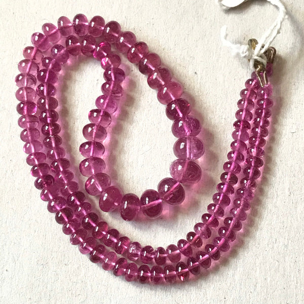 Rubylite Tourmaline ,Pink Turmaline, plain Rondelles,Exceptional Approx 4.7 to 13mm ,  Rare Assortment,Pink, GEM GEM  quality(#1231)