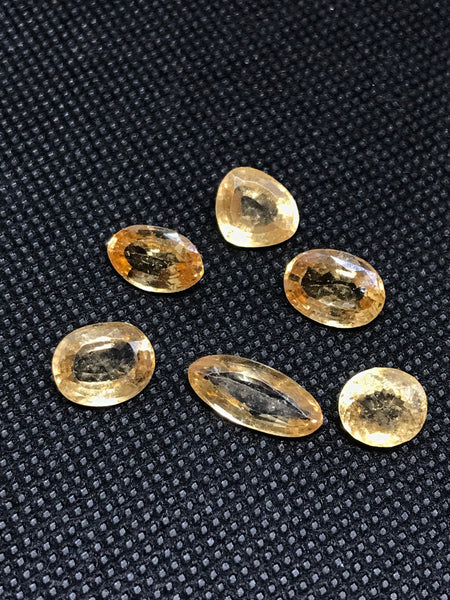 Natural Topaz, 5.42X7.18MM Topaz Crystal, Oval, Pear, Round & Marquise Topaz For Jewelry Making, December Birthstone, Loose Topaz (# G-137 )