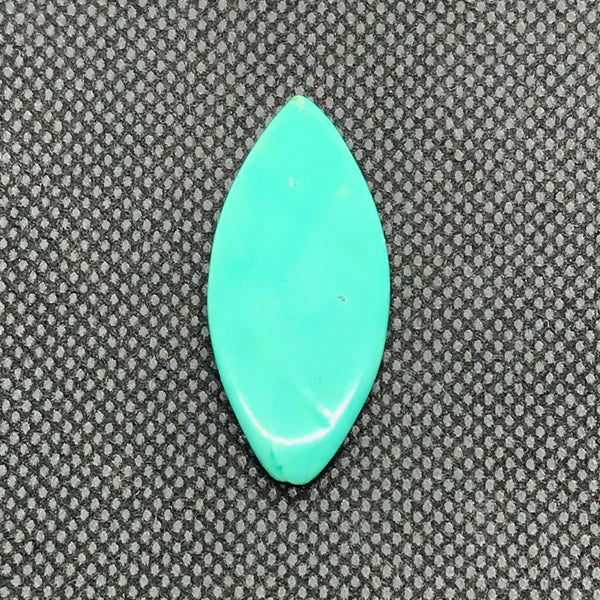 Natural Turquoise Marquise ,Flat,One edge is side drill ,Cab.37.17x17.15x H3 mm Appx.Most Creative Design,