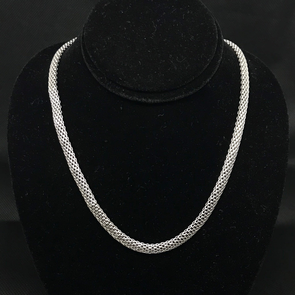 Silver Popcorn Chains, 925 Sterling Silver, Popcorn Chain Necklace, Italina Chains, Gift For Women, Chain For Men/ Women( PCO -490 )