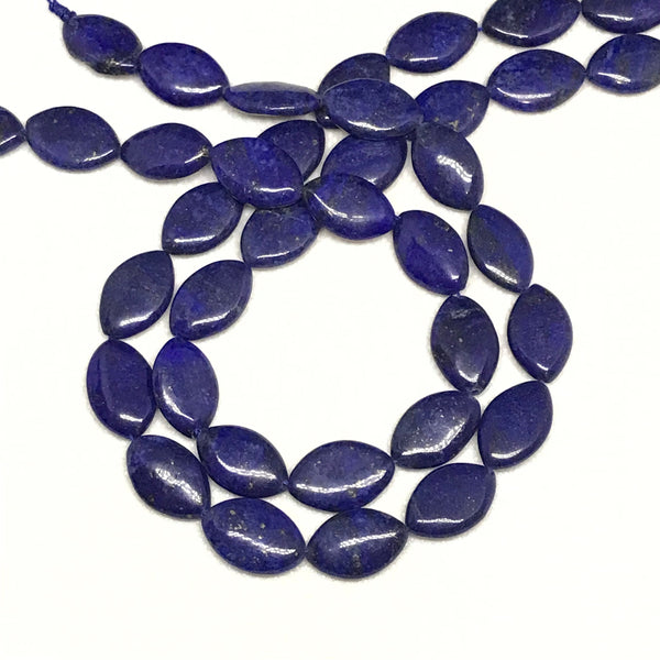 Lapis MARQUISE shape 20x13 & 19x8 mm ,16 inch ,blue , 100% Natural , best Color,Most creative, #1340