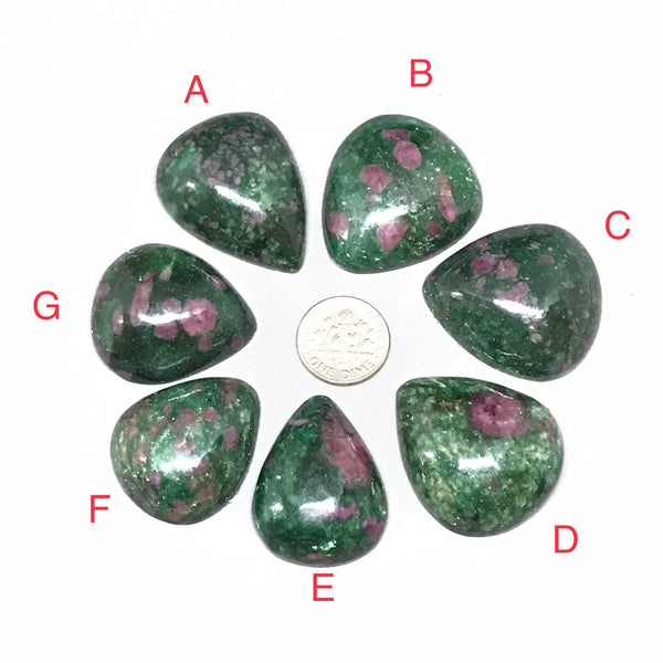 Natural Ruby zoisite cabs,Best for most creative High dom,Best self Natural patterns (CB312)