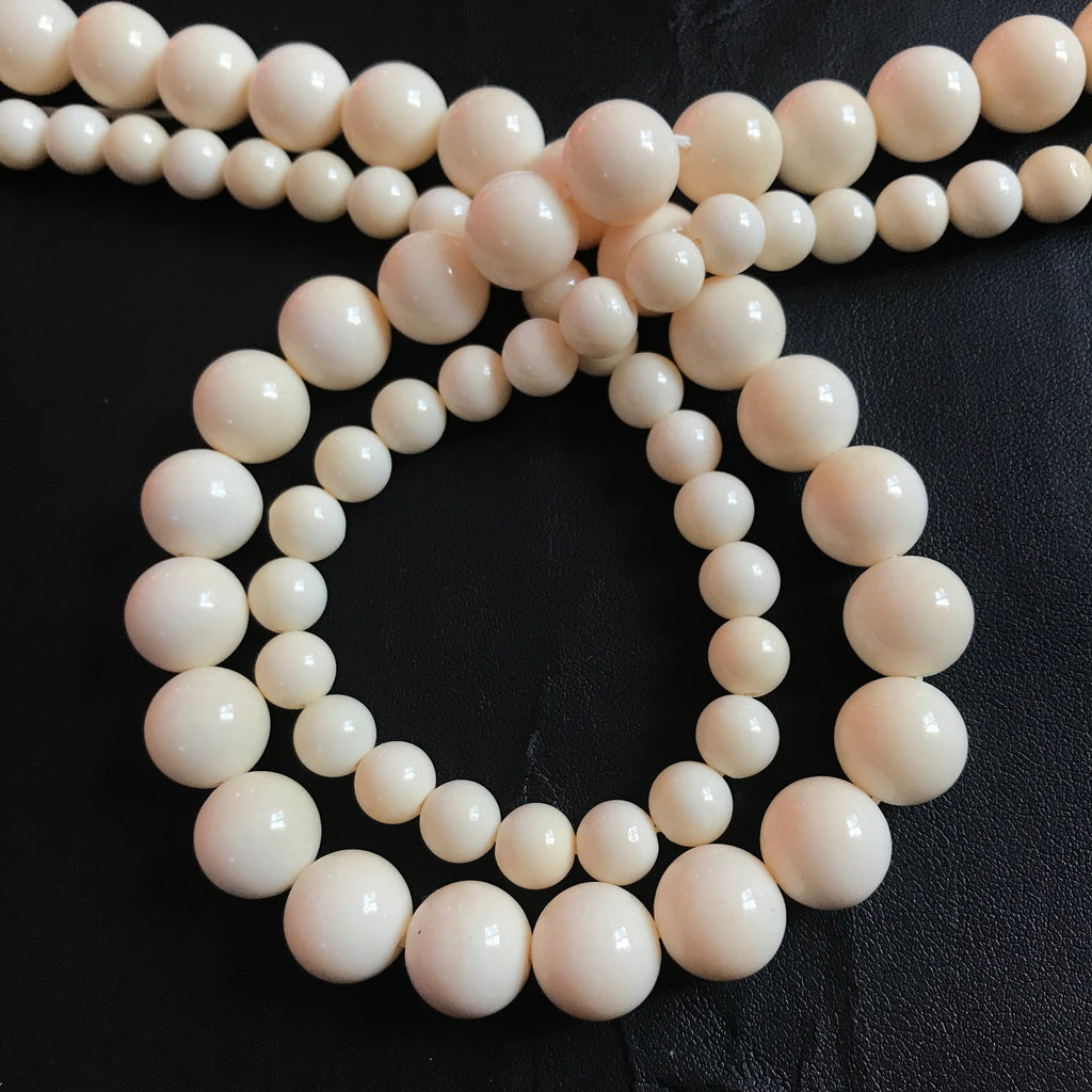 Bone Pendant Beaded Necklace Set - Ivory – Ethnic Expressions