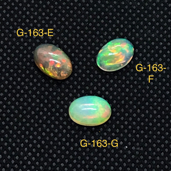 100% Natural Ethiopian Opal, 10X8MM Rainbow Fire Opal For Jewelry Making, White Opal Cabochons, Multi Fire Loose Oval Opal (#G-163)