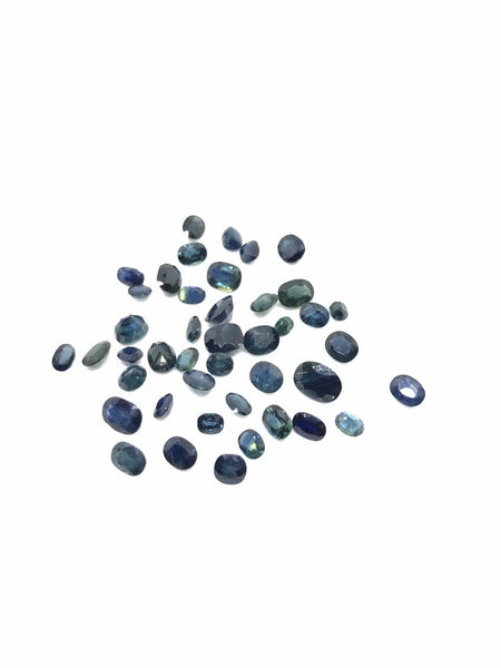 Natural Sapphire, 3X4MM To 6X4MM oval shape blue sapphire gemstone For Jewelry making, Loose faceted Sapphire, September Birthstone(G-00066)